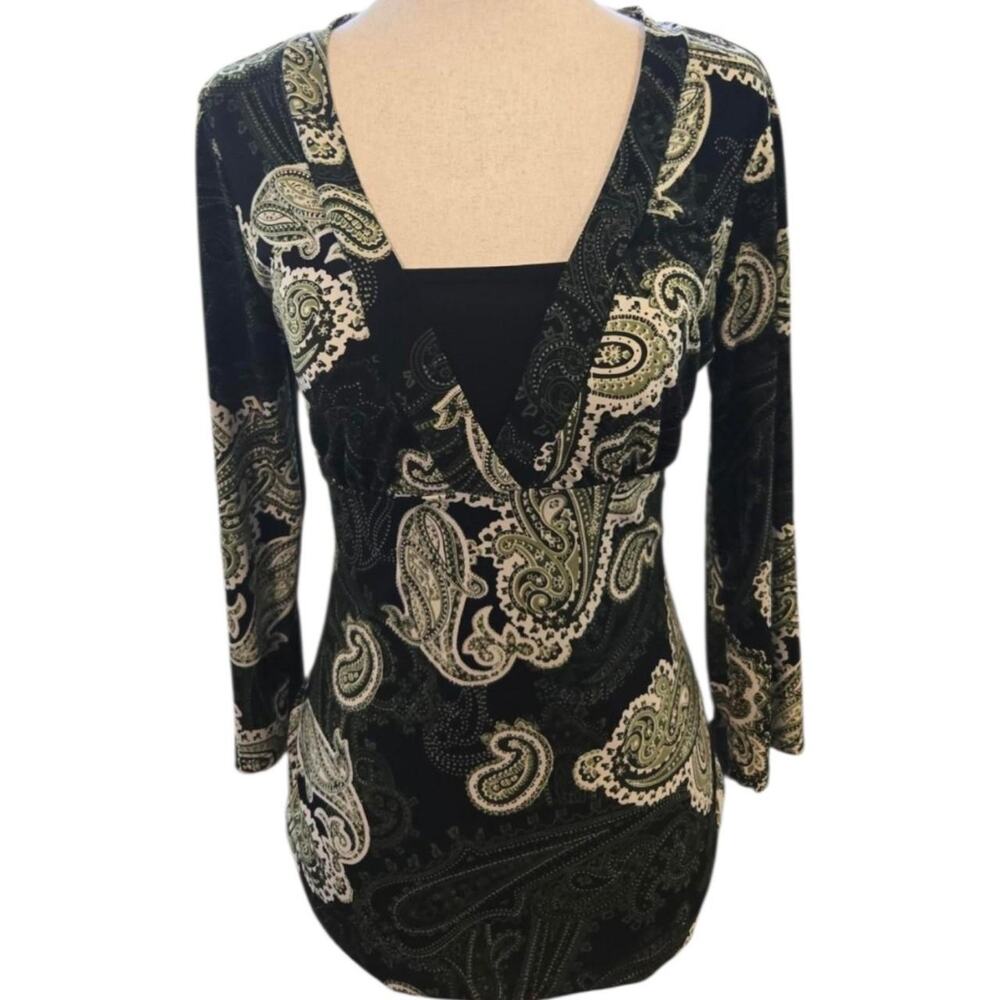 Y2k paisley dream top from